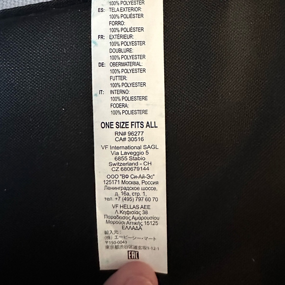 VANS Off The Wall Floral Canvas Backpack. Padded Back & Straps. - Picture 4 of 6